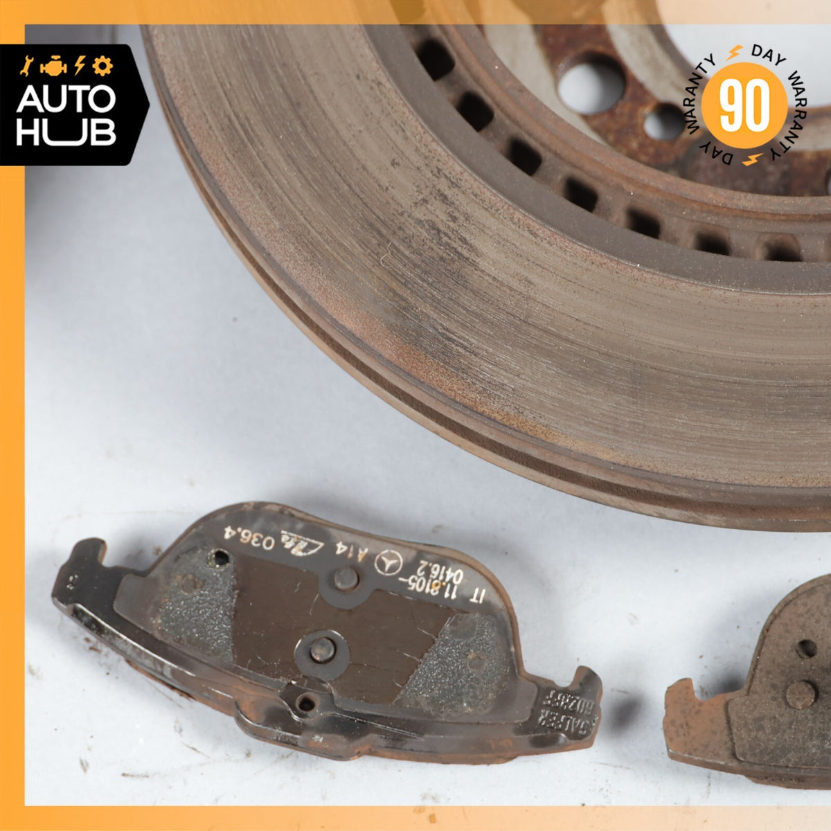 08-17 Mercedes W207 E350 E400 C350 Rear Brake Rotor Left and Right Set OEM - photo 17