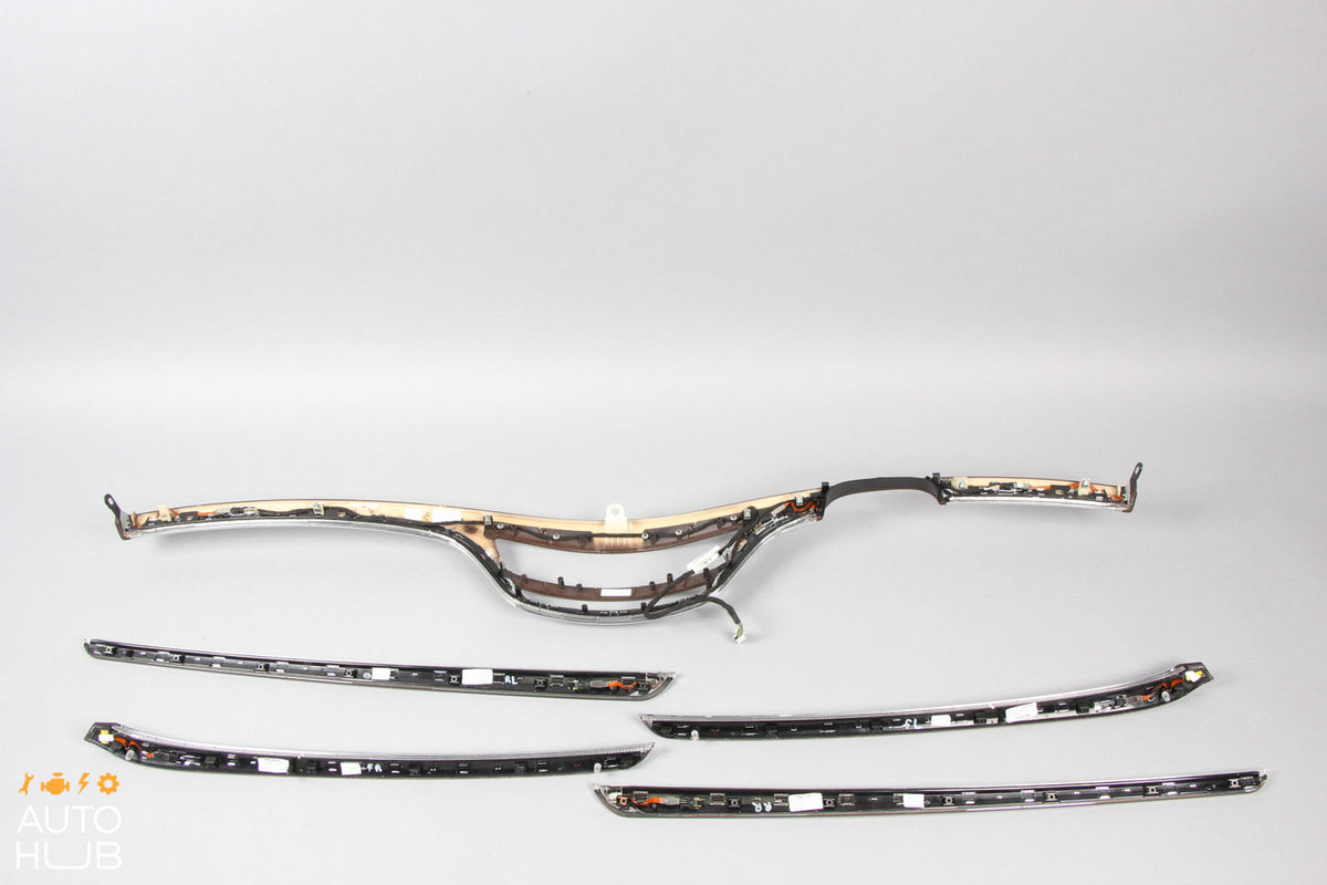 07-09 Mercedes W221 S450 S550 Center Dashboard and Door Panel Trim Set OEM - photo 9