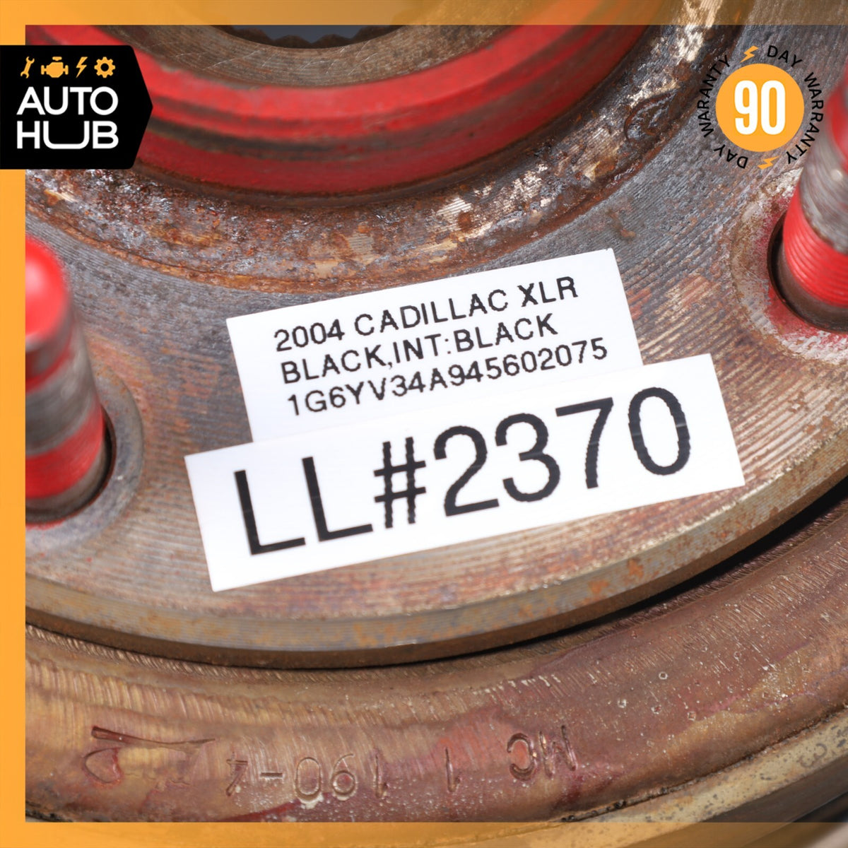 04-09 Cadillac XLR Rear Left Driver Side Spindle Knuckle Hub OEM - photo 18