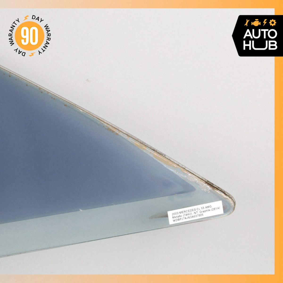 00-06 Mercedes W215 CL55 AMG CL500 Quarter Window Glass Rear Right Side OEM - photo 14