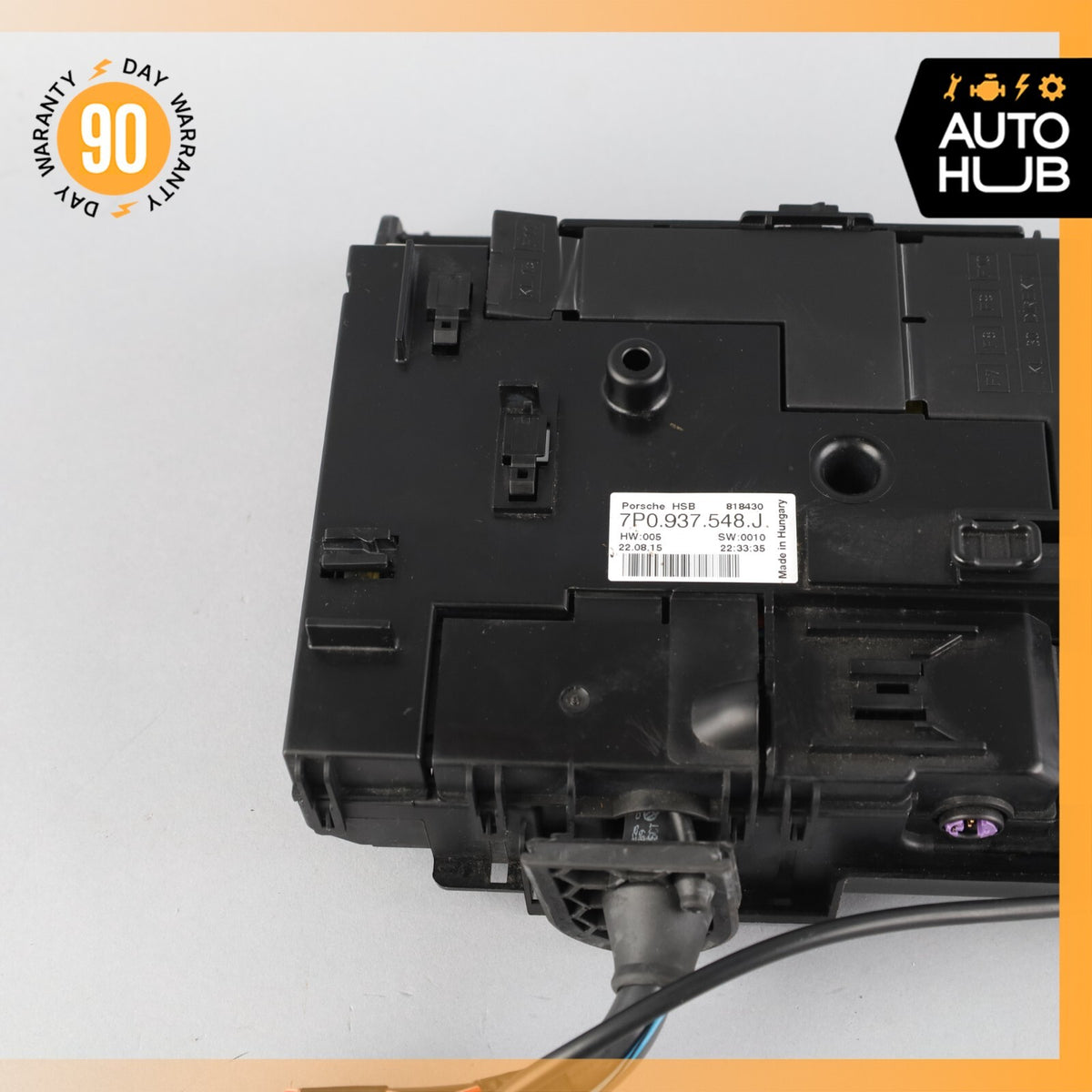 11-18 Porsche Cayenne 958 E-Hybrid Rear Trunk Fuse Relay Junction Box OEM - photo 3