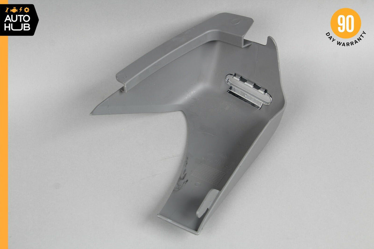 07-09 Mercedes W216 CL550 CL600 Rear Right Side Seat Belt Trim Cover Gray OEM - photo 7