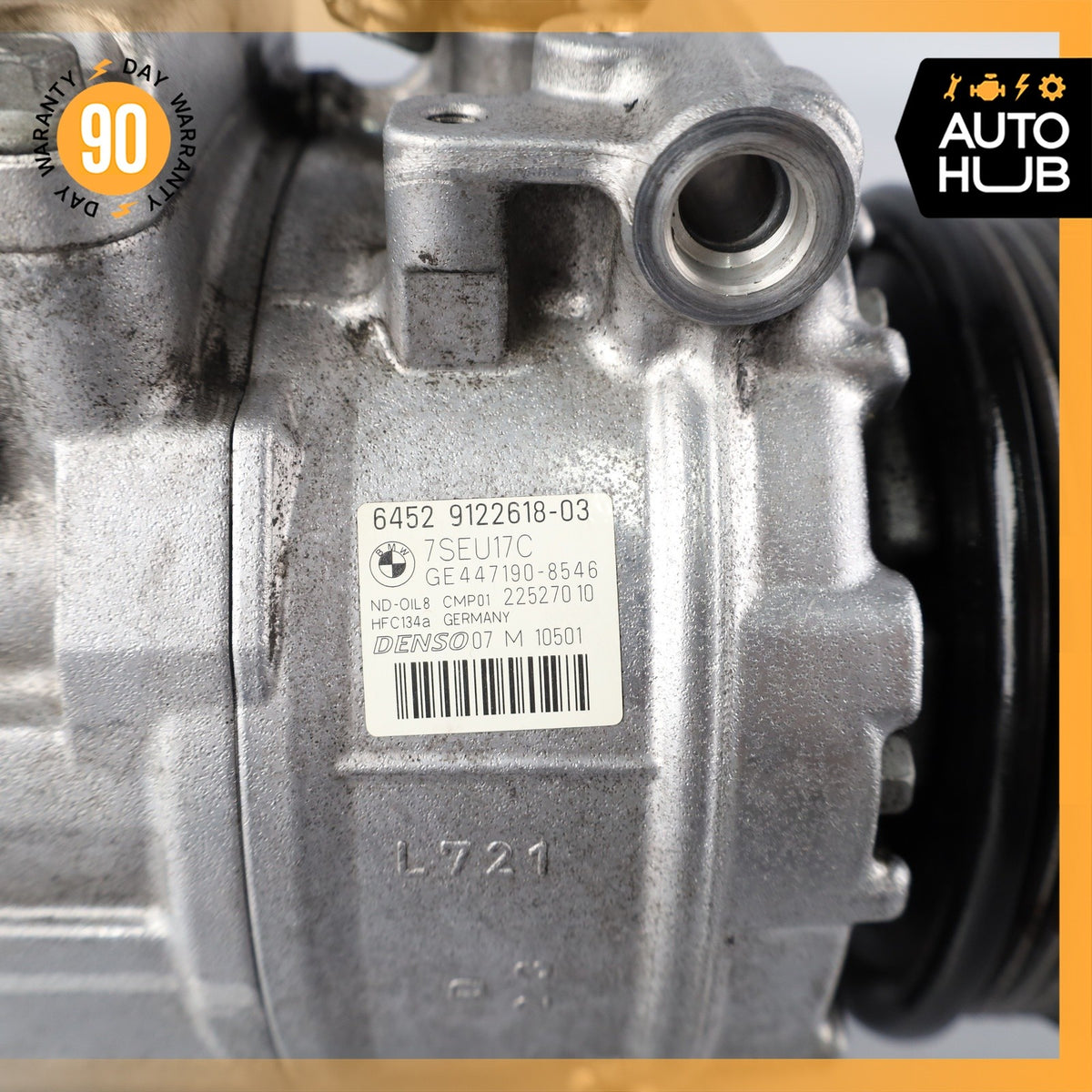 BMW E88 128i 328i A/C AC Air Condtitioning Compressor 9122618 OEM - photo 14