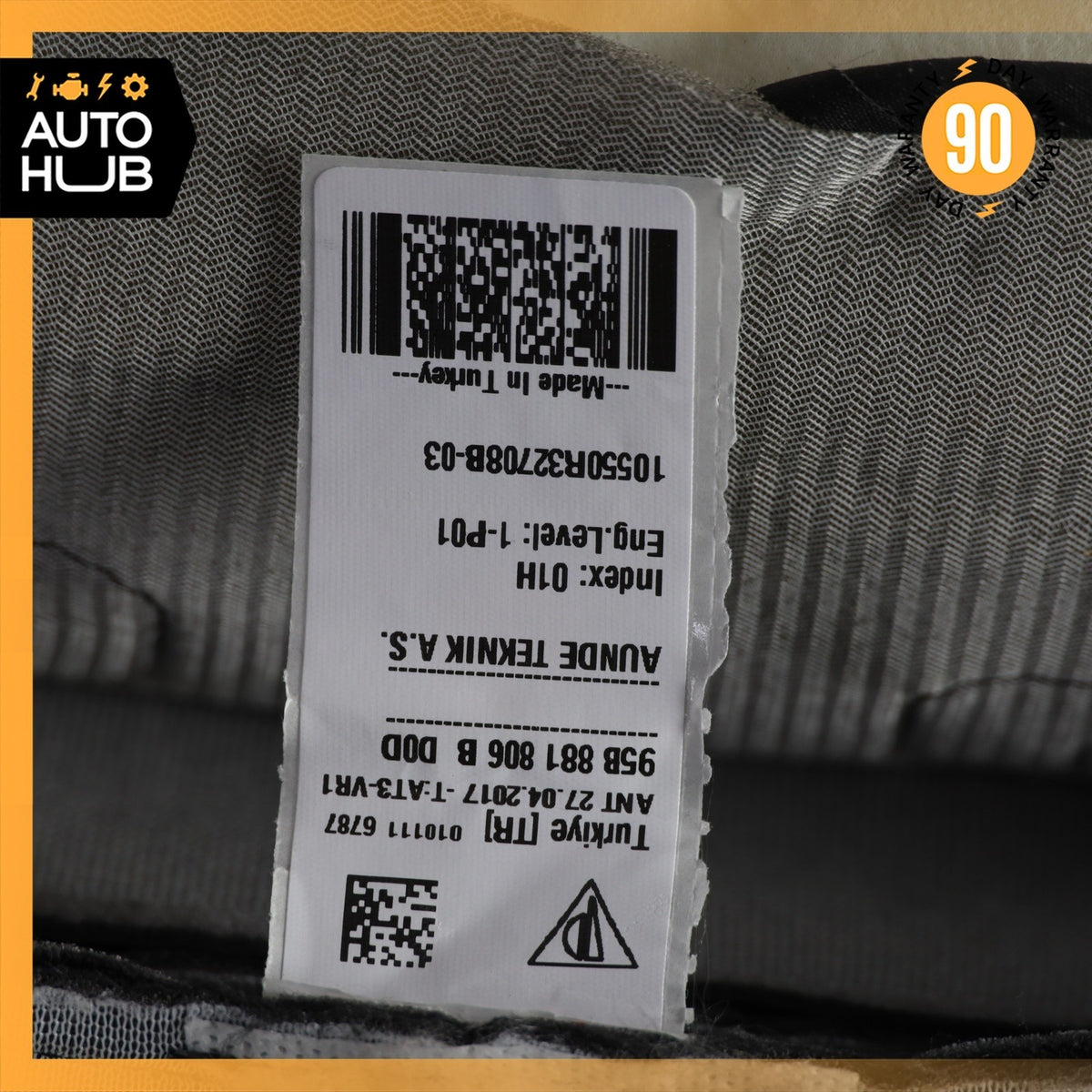 15-18 Porsche Macan 95B Front Right Side Seat Upper Cushion Leather Black OEM - photo 19