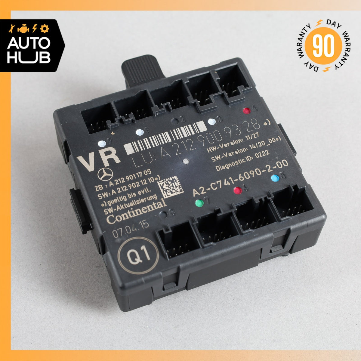 08-17 Mercedes W218 CLS550 SLK250 Front Right Side Door Control Module OEM - photo 1