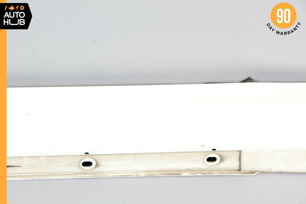 06-09 Mercedes W209 CLK350 CLK550 Base Left Rocker Molding Side Skirt White OEM - photo 3