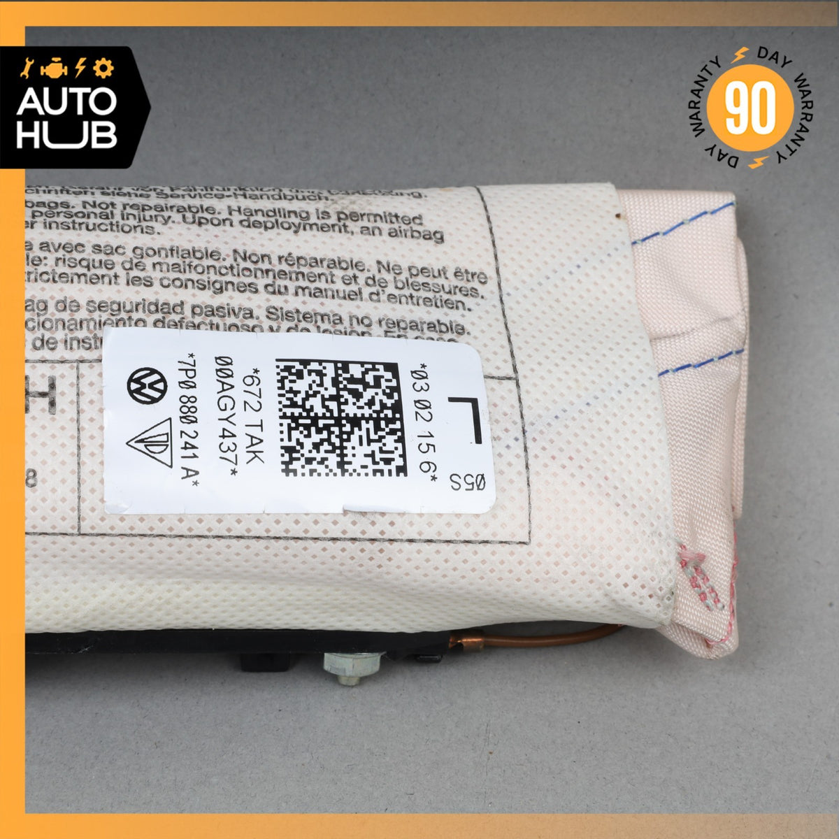 11-18 Porsche Cayenne 958 Front Left Driver Side Seat Airbag 7P0880241A OEM - photo 3