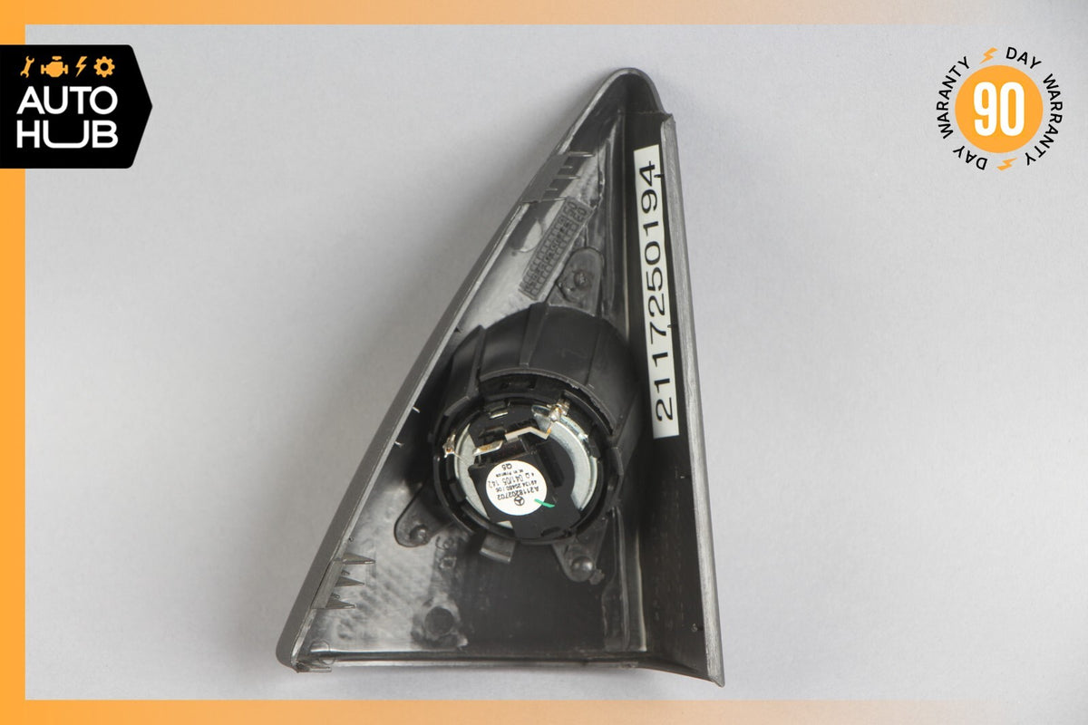 03-06 Mercedes W211 E55 E500 Tweeter Speaker Cover Left Driver Side Black OEM - photo 7