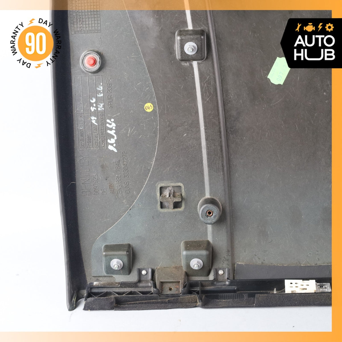 07-11 Bentley Continental GTC GT Seat Back Cover Panel Front Right Side OEM 62k - photo 17
