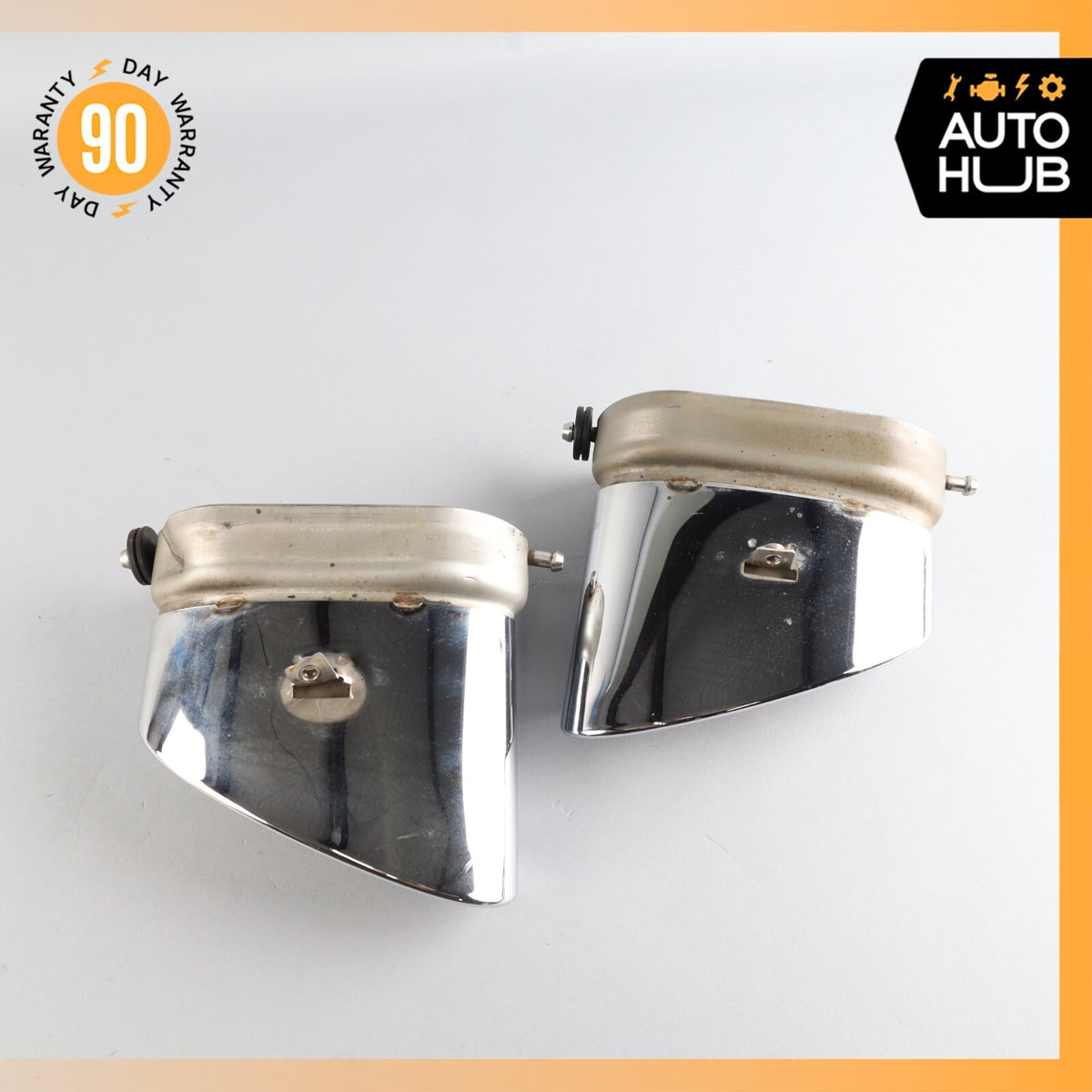 Bentley Continental GTC GT Exhaust Muffler Tips Left and Right Set OEM 63k - photo 7