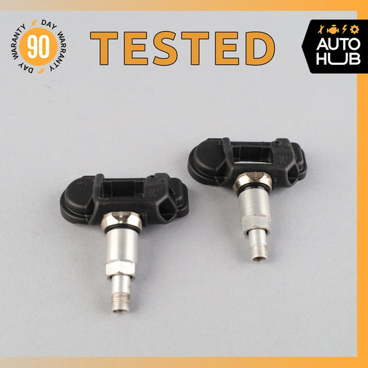 12-18 Mercedes W204 C250 GLK350 TPMS Tire Pressure Sensor 433 MHZ Set of 2 OEM - photo 1