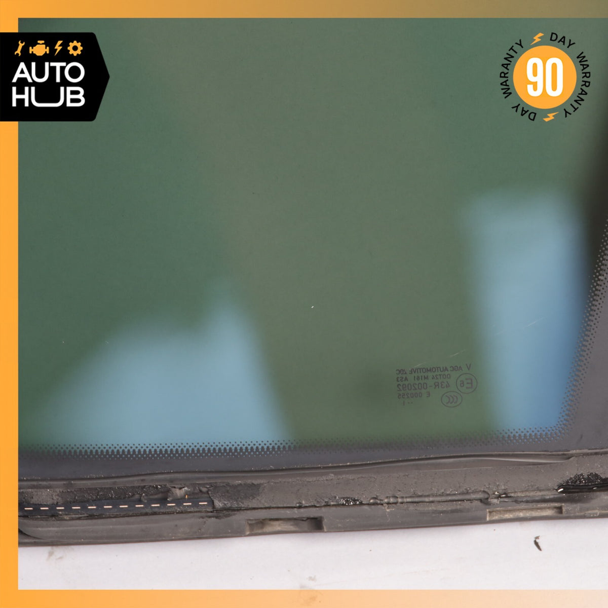 11-18 Porsche Cayenne 958 Hybrid S Rear Left Side Quarter Window Glass OEM - photo 11