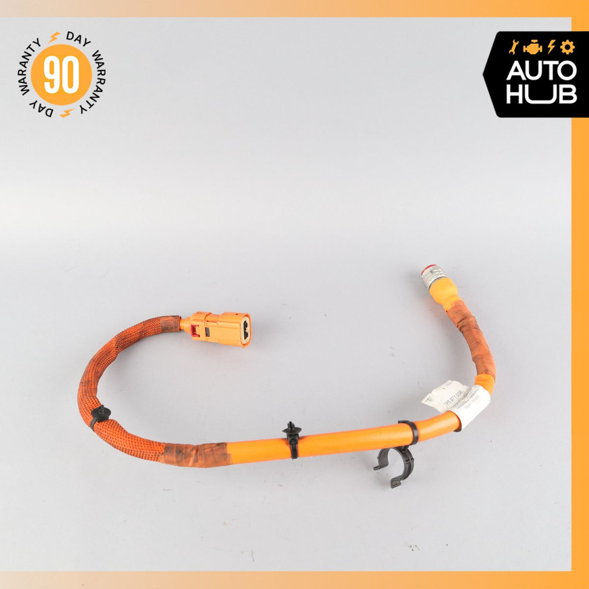 15-18 Porsche Cayenne E-Hybrid 958 A/C AC Compressor High Voltage Wire Cable OEM - photo 2