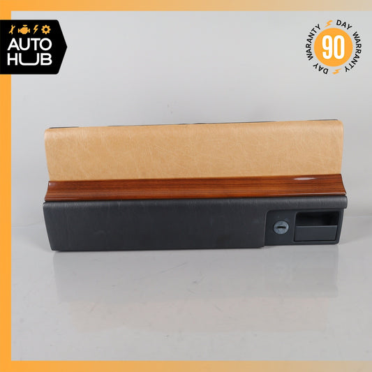 90-93 Mercedes W124 300E 300TE Dashboard Glove Box Lid Cover Trim Door OEM - photo 1
