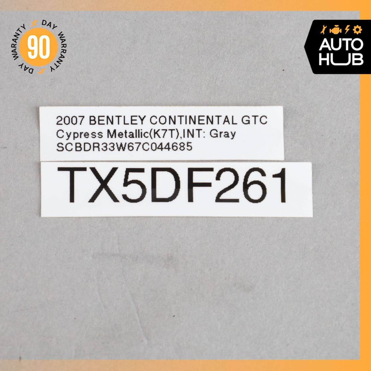03-13 Bentley GTC Flying Spur GT Front Radiator Support Mount Panel OEM - photo 15