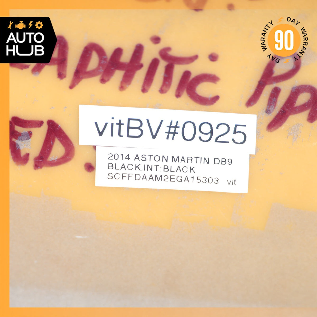 13-16 Aston Martin DB9 Rear Bumper Cover Assembly w/ Carbon Fiber Diffuser OEM - photo 24