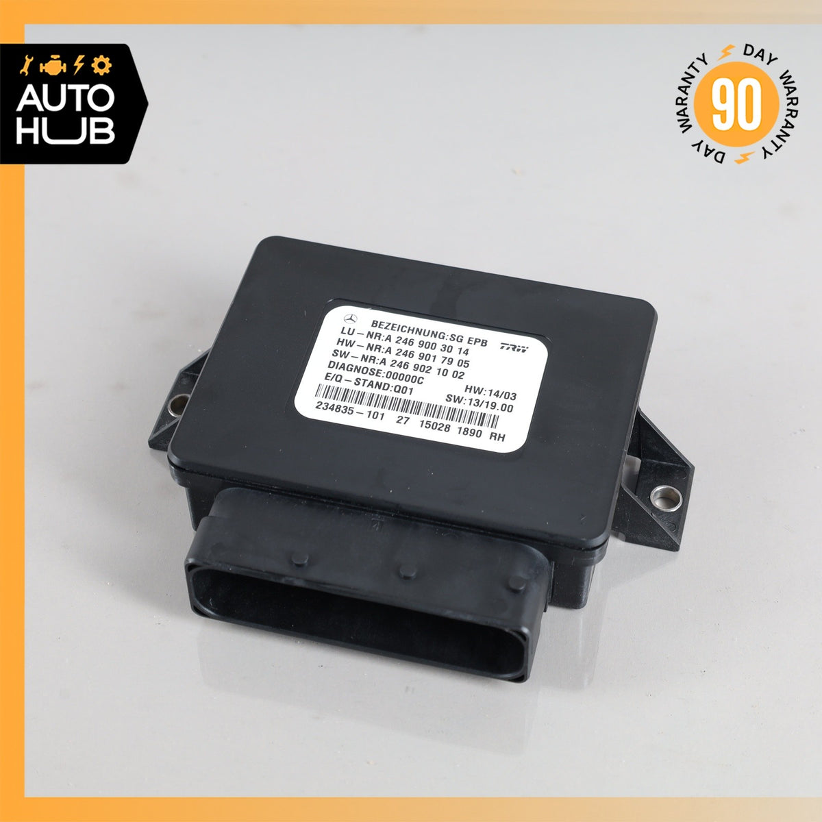 12-16 Mercedes X166 GL350 SLK350 Hand Parking Brake Control Module Unit OEM - photo 2
