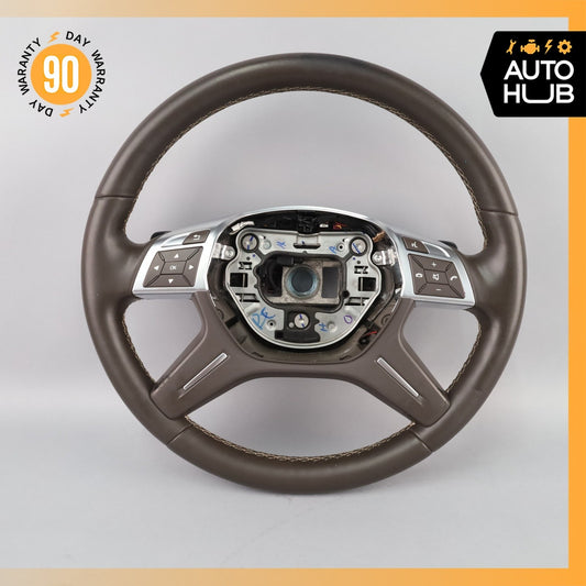 12-16 Mercedes W166 ML350 ML550 Driver Steering Wheel w/ Paddle Shifters OEM - photo 1