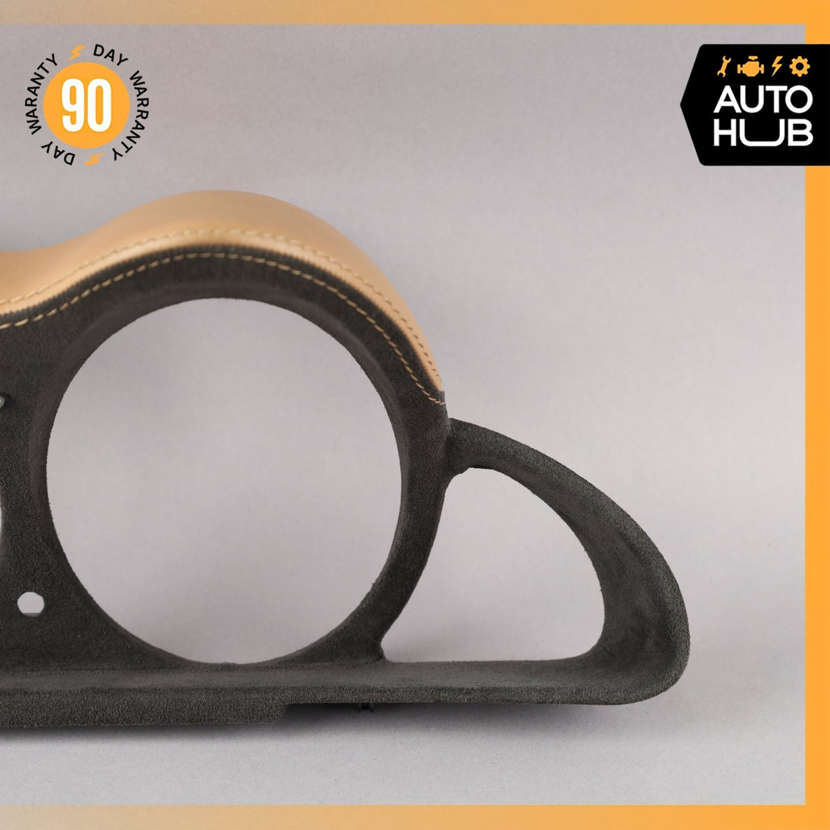 03-06 Mercedes R230 SL500 Instrument Cluster Speedometer Trim Suede Designo OEM - photo 3