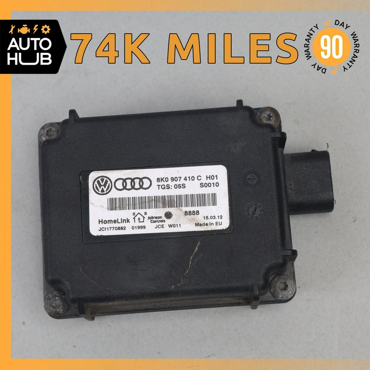 Audi 8J TT Garage Door Opener Control Module 8K0907410C OEM - photo 1