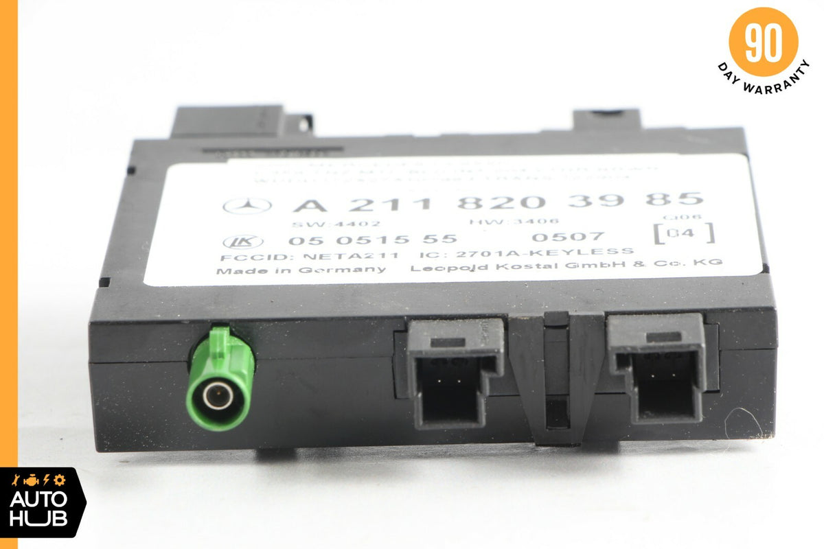03-07 Mercedes W211 E320 E500 Keyless Go Entry Control Module 2118203985 OEM - photo 4