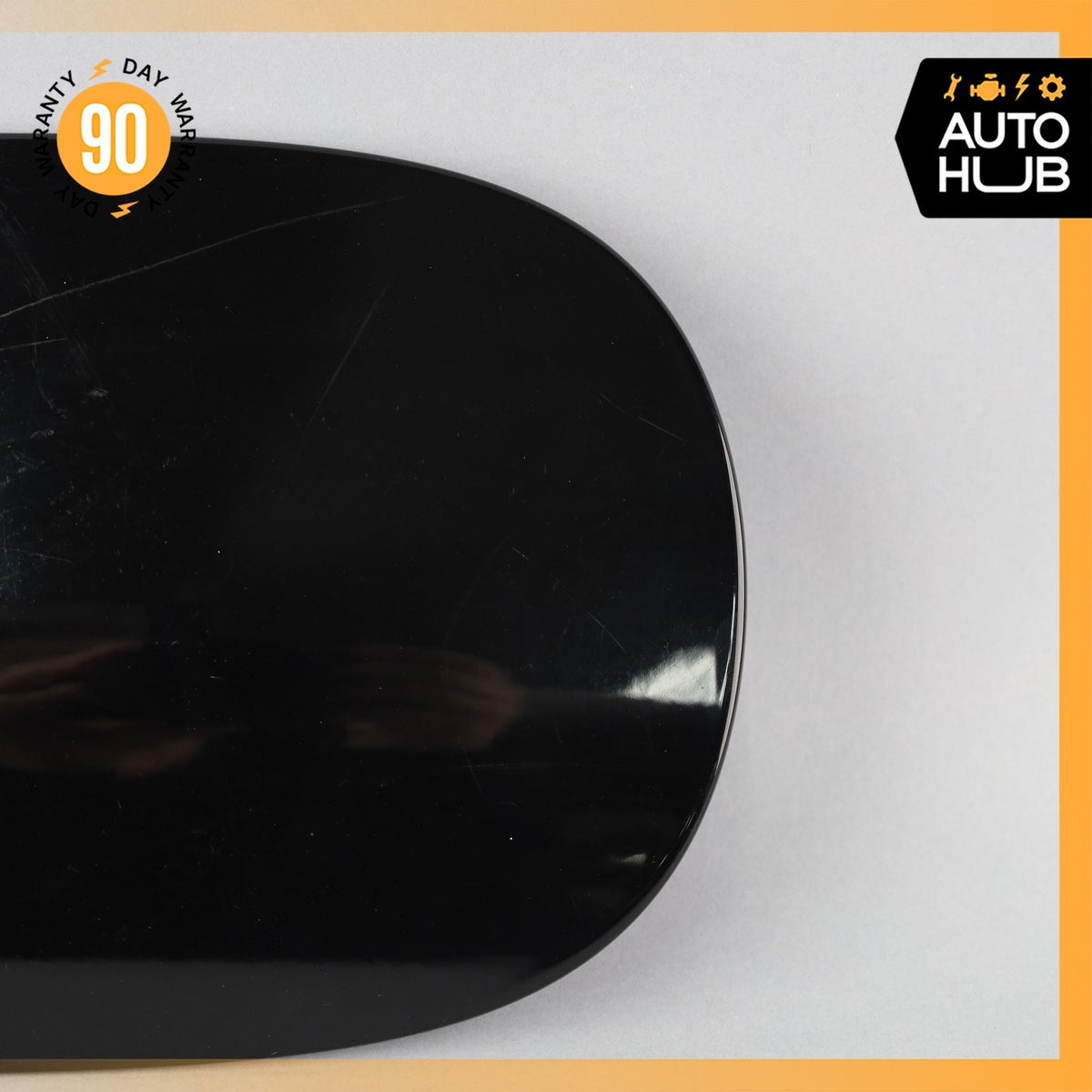 11-18 Porsche Cayenne 958 Fuel Door Lid Gas Tank Cover Black OEM - photo 3