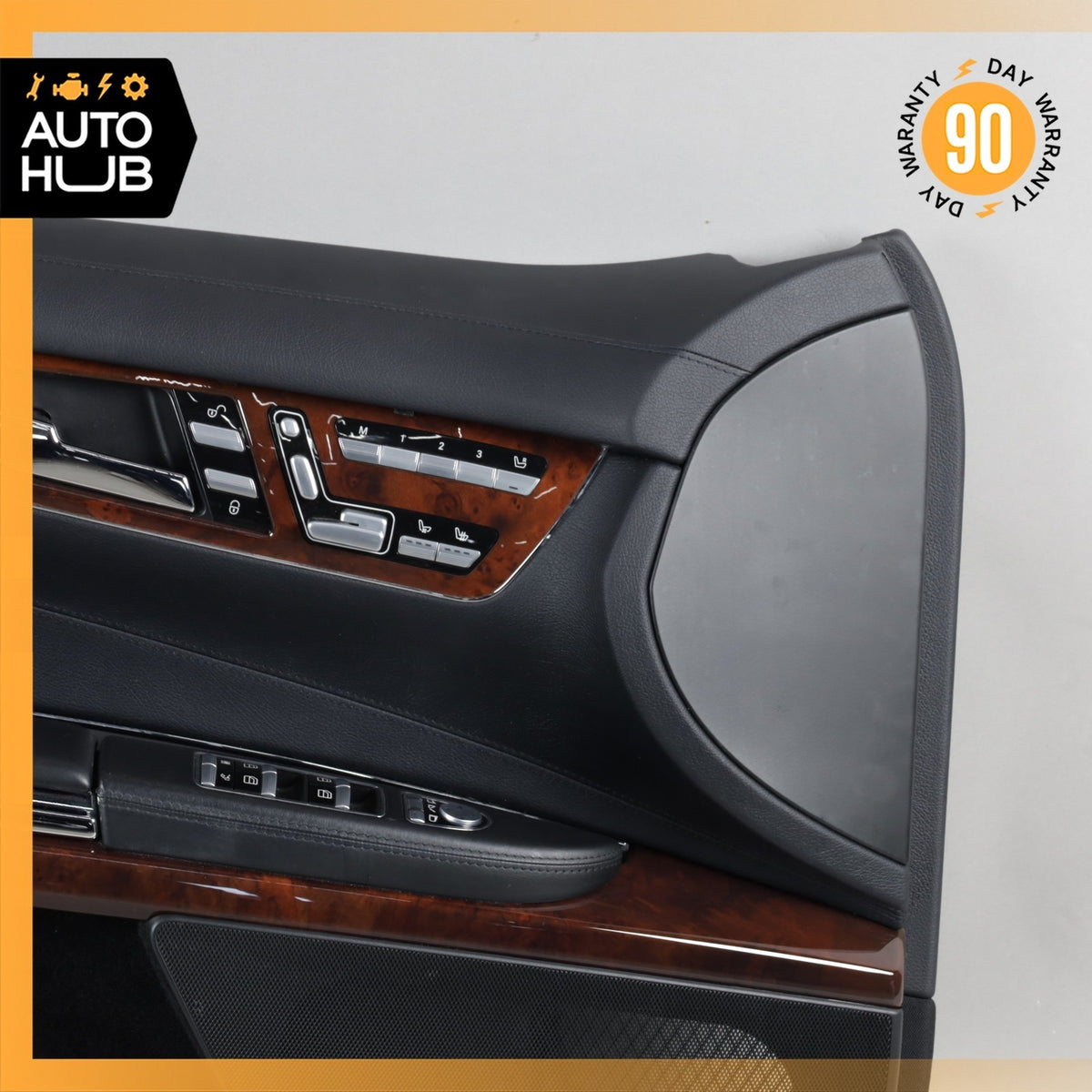 07-14 Mercedes W216 CL550 Front Left Driver Side Interior Door Panel Leather OEM - photo 2