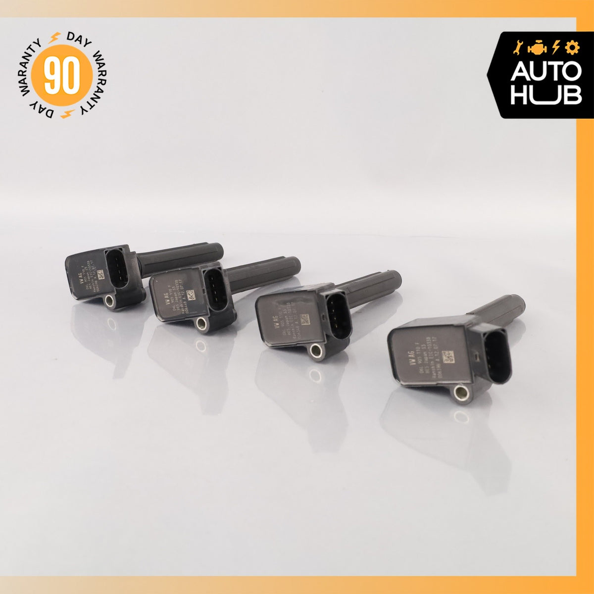 17-19 Audi 4M Q7 Engine Motor Ignition Coil Set of 4 OEM 87k - photo 2
