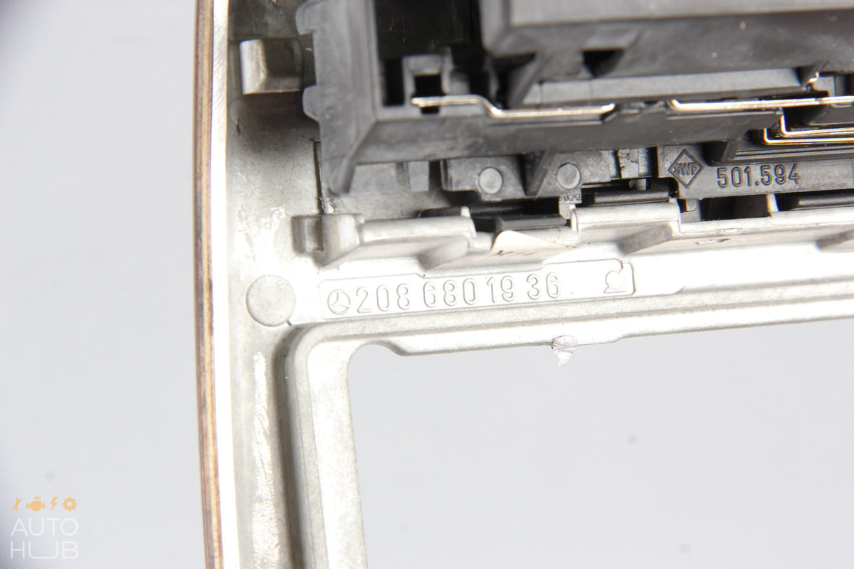 98-02 Mercedes W208 CLK320 CLK430 Center Console Dashboard Control Panel Trim - photo 10