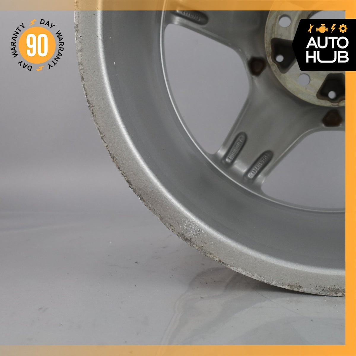 Mercedes R170 SLK230 C280 8.5 x 17 17" Rear Wheel Rim Silver 1704011402 OEM - photo 13