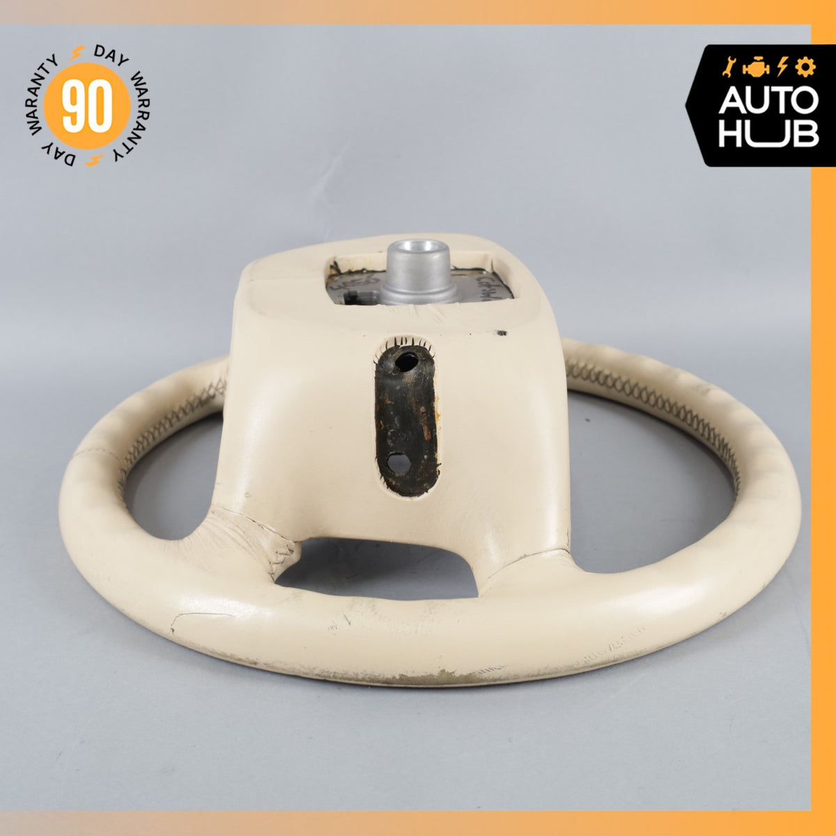 99-02 Rolls Royce Silver Seraph Steering Wheel Beige Wood PH32688PA OEM - photo 13