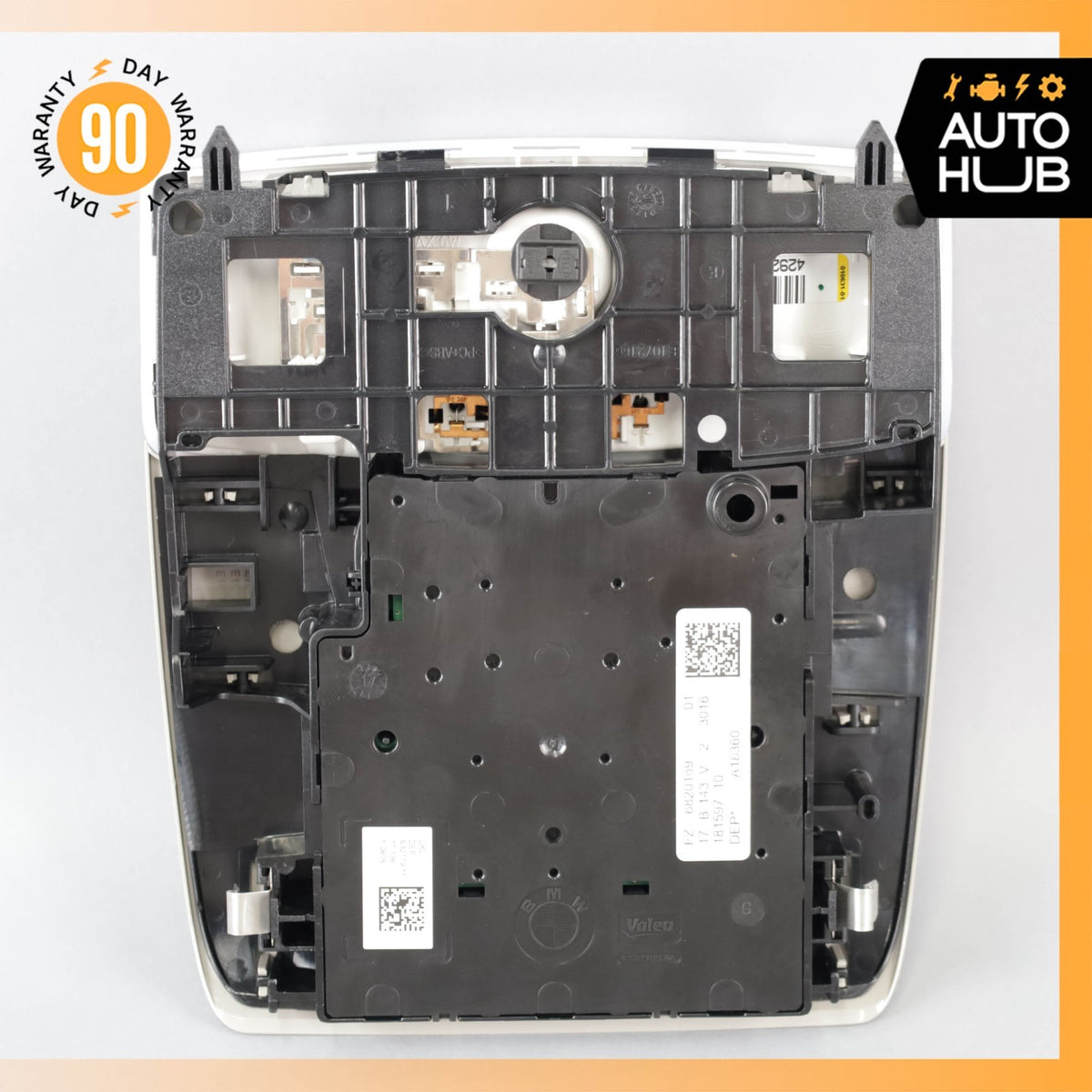 BMW i3 I01 Hybrid Front Overhead Dome Light Switch Panel Gray 61316820169 OEM - photo 7