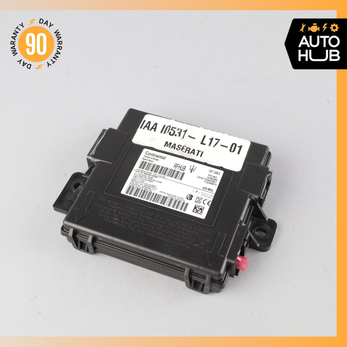 Maserati Levante M161 Keyless Go Entry Control Module 670153633 OEM 35k - photo 1