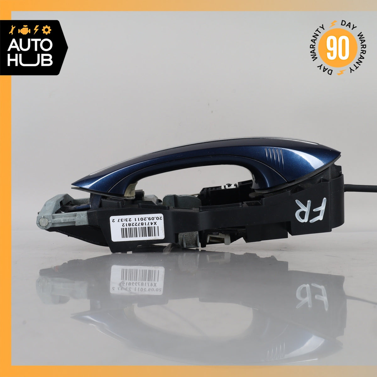 11-16 BMW F10 550i 535i Right Exterior Door Handle w/ Keyless Go OEM - photo 4