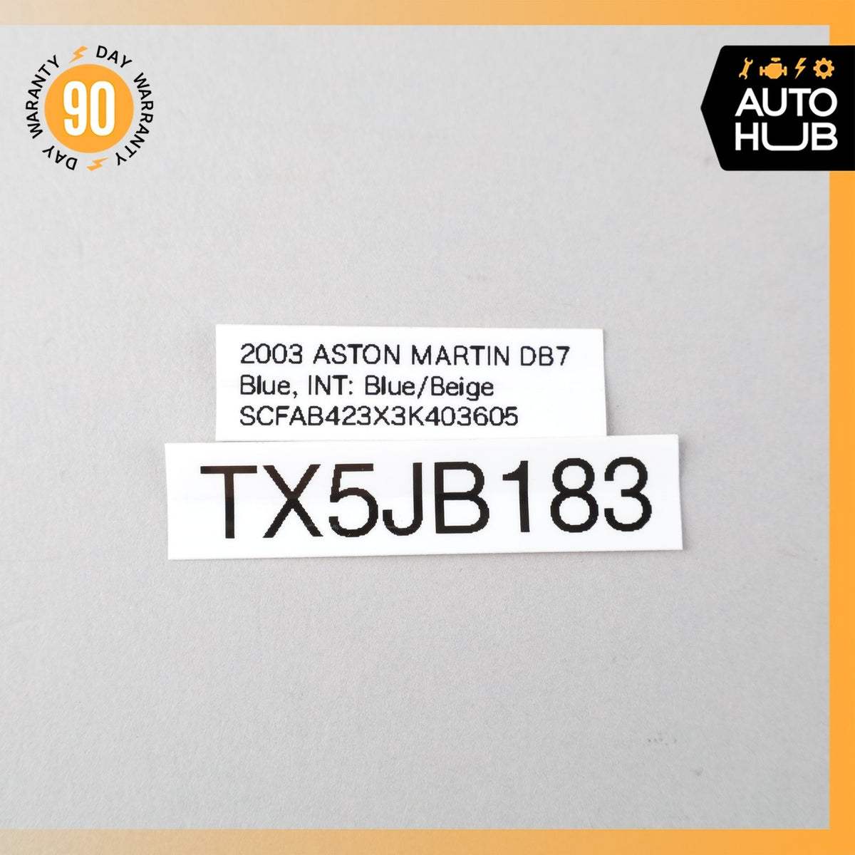 00-04 Aston Martin DB7 Vantage V12 Ionisation Misfire Detection Module OEM 38k - photo 10