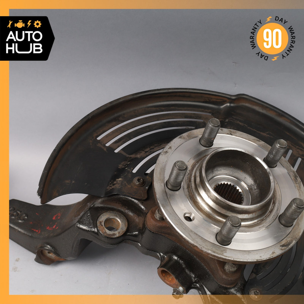 14-16 Land Rover LR4 HSE Front Right Side Spindle Knuckle Hub OEM 86k - photo 5