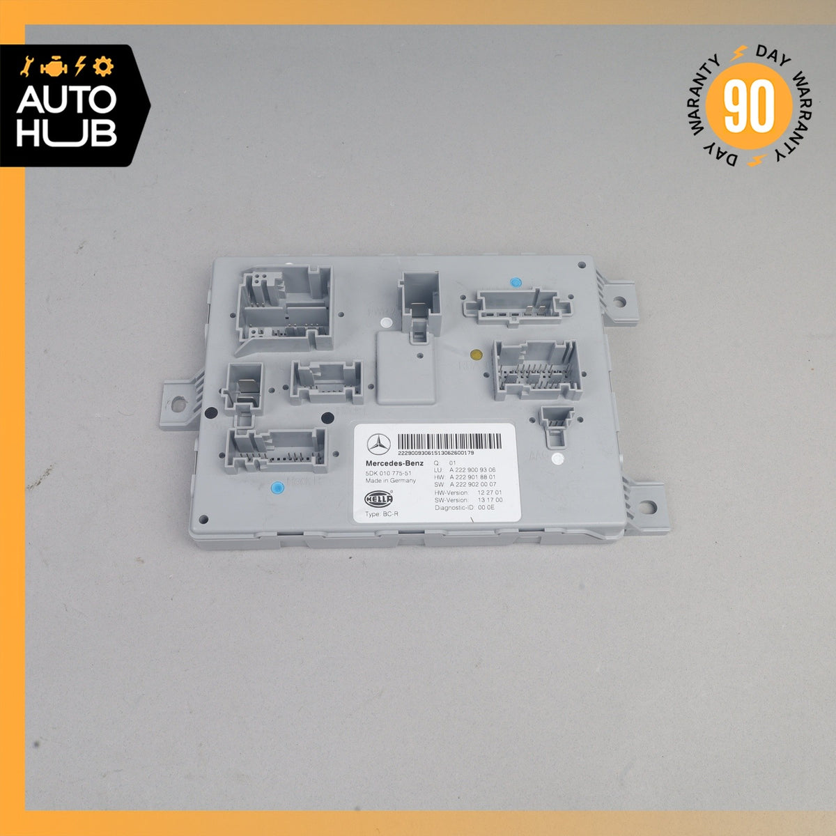 2014 Mercedes W222 S550 Rear Trunk SAM Control Module 2229006807 OEM - photo 3