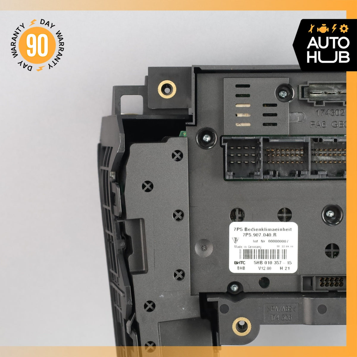 11-12 Porsche Cayenne 958 Front A/C Heater Climate Control Switch 7P5907040K OEM - photo 15
