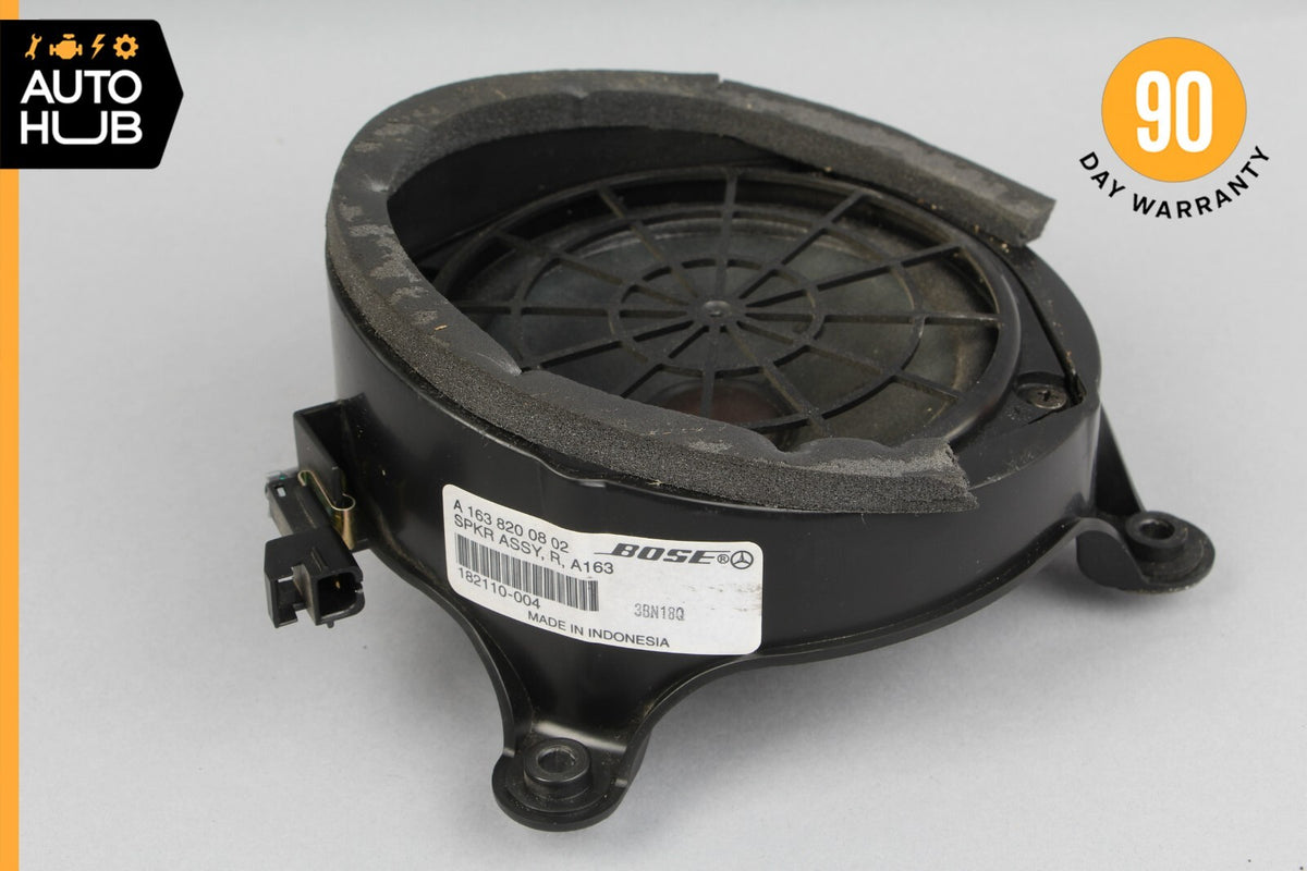02-05 Mercedes W163 ML500 ML320 Rear Right Bose Speaker Assembly 1638200802 OEM - photo 4