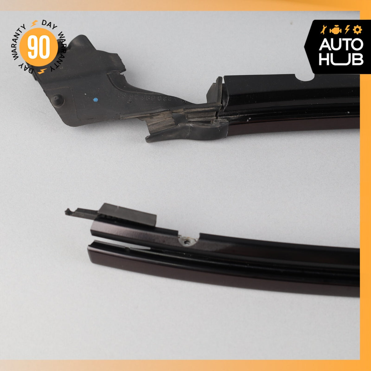 00-06 Mercedes W220 S600 S500 S55 AMG Front Window Glass Moulding Trim Set OEM - photo 5