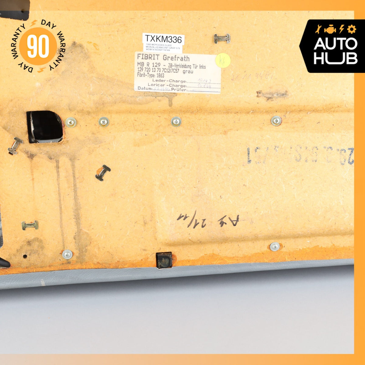 93-95 Mercedes R129 SL600 600SL Left Side Interior Door Panel Exclusive OEM - photo 17