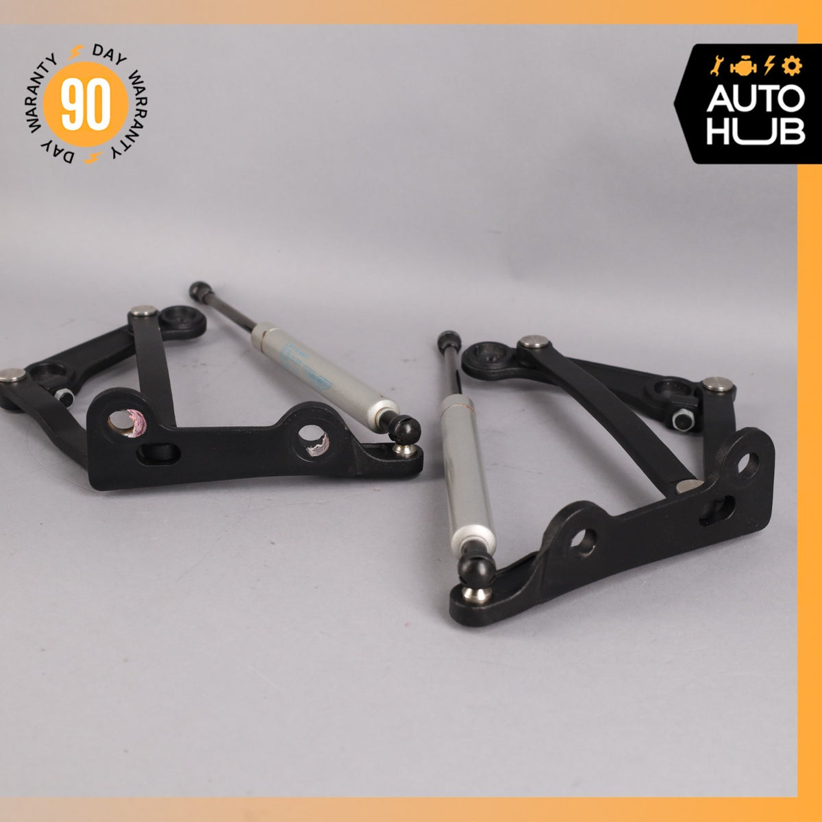 Aston Martin V8 Vantage Trunk Lid Shock Lift Support Strut w/ Brackets Set OEM - photo 11