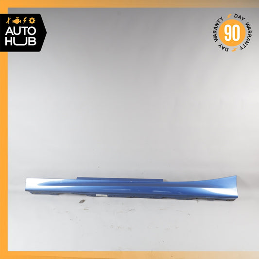 14-21 BMW F22 M235i M Sport Left Driver Side Skirt Molding Rocker Panel Blue OEM - photo 1