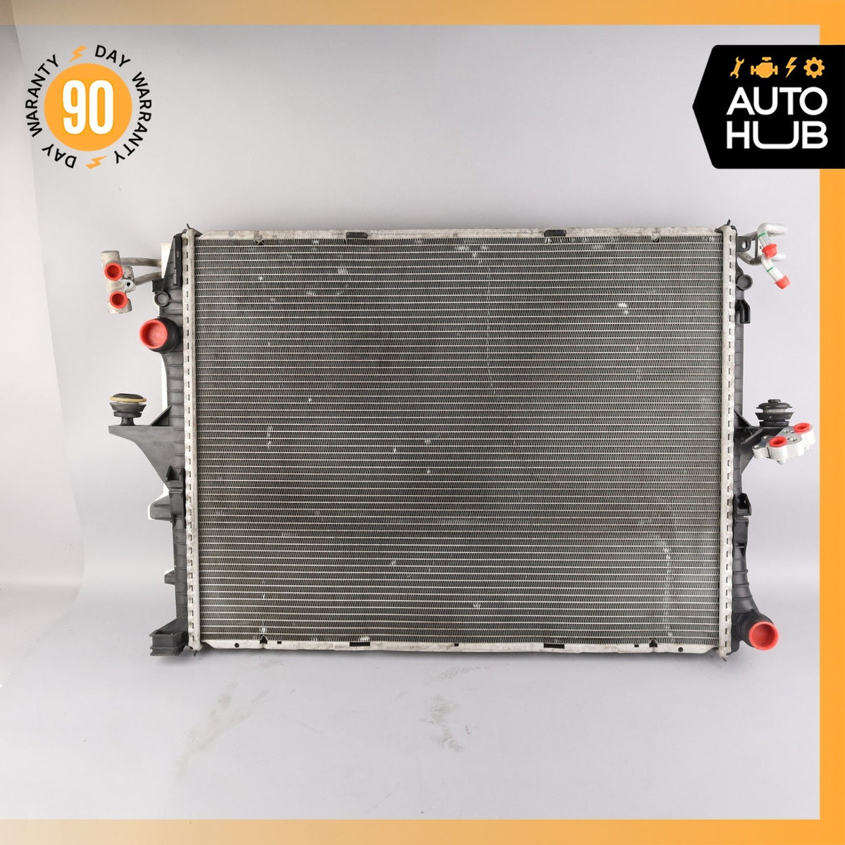 03-10 Porsche Cayenne 955 Turbo Engine Cooling Radiator A/C Condenser Cooler OEM - photo 12