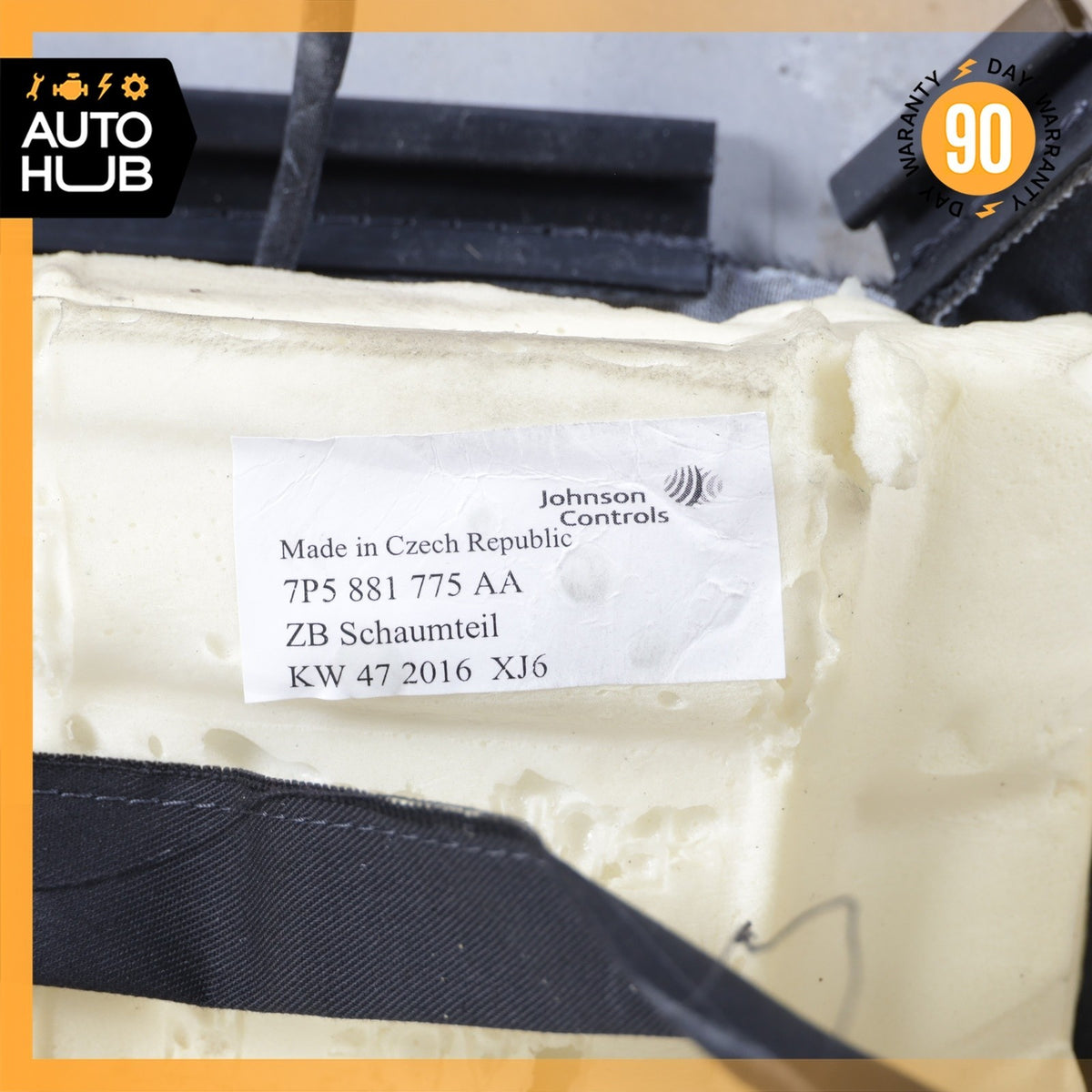 15-18 Porsche Macan 95B Front Left Side Seat Upper Cushion Leather Black OEM - photo 22