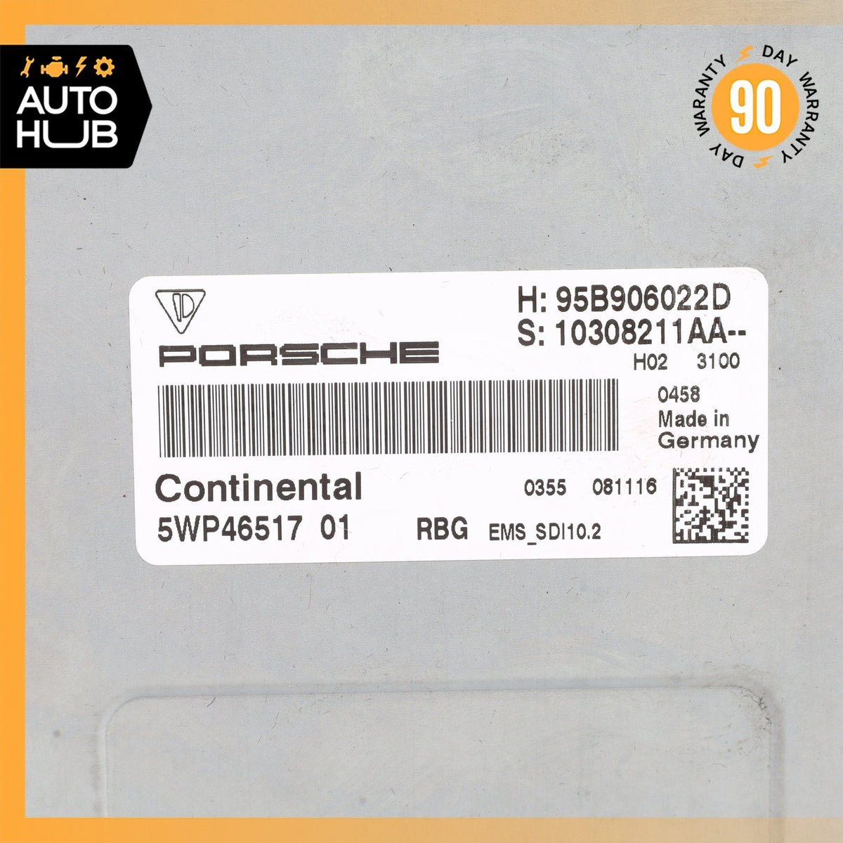 15-18 Porsche Macan 95B S Turbo Engine Motor Control Module ECU ECM DME OEM 63k - photo 5