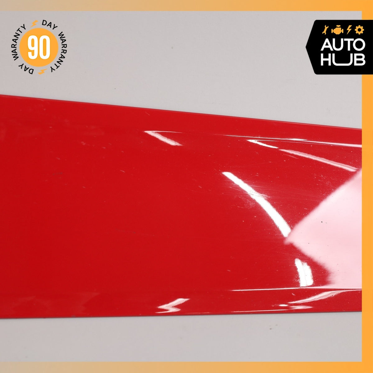 15-18 Porsche Macan 95B GTS Front Right Door Lower Body Molding Red OEM - photo 9
