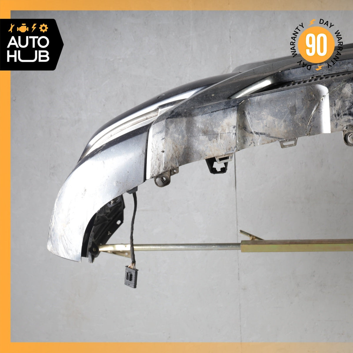 13-15 Mercedes X204 GLK250 GLK350 AMG Sport Front Bumper Cover Assembly Gray OEM - photo 13