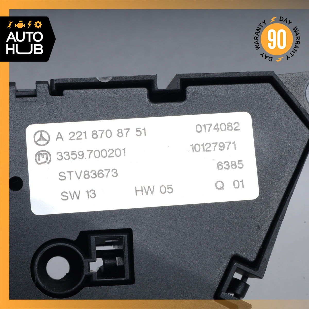 07-13 Mercedes W221 S600 S550 Rear Right Side Seat Control Memory Switch OEM - photo 9