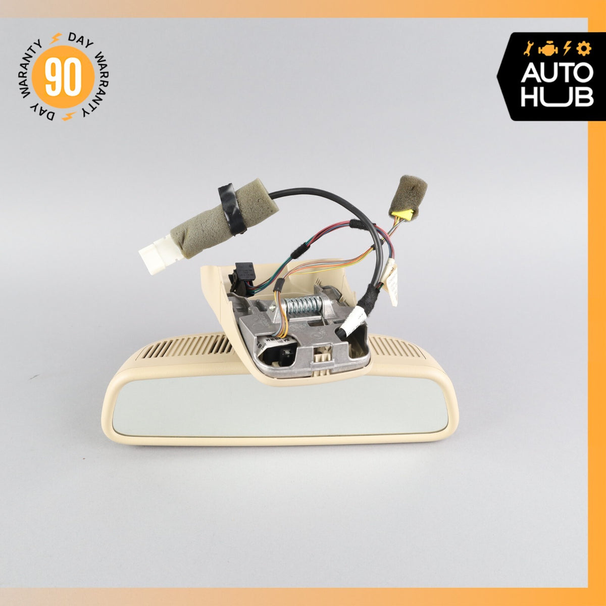 07-12 Mercedes R230 SL550 SL55 Interior Rear View Mirror Beige 2308110007 OEM - photo 2